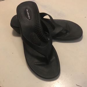Okabashi Splash Women's Wedge Flip Flops size 9.5